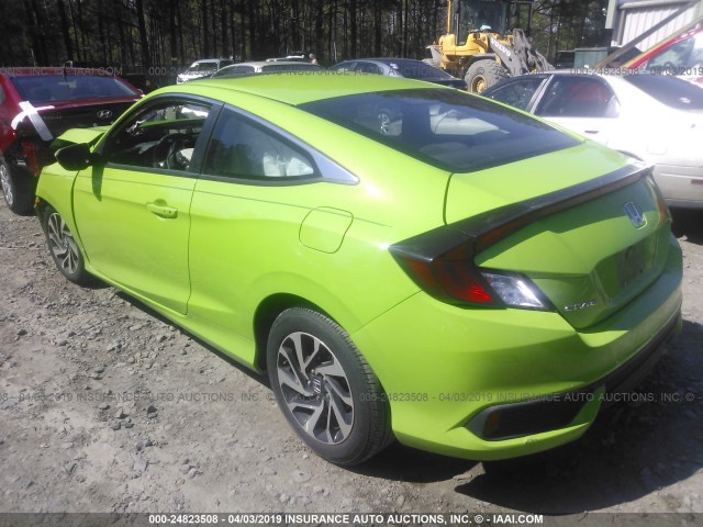 2HGFC4B07HH301542 - 2017 HONDA CIVIC LX GREEN photo 3