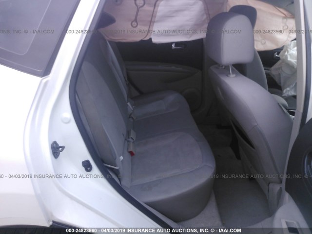 JN8AS5MV8CW374797 - 2012 NISSAN ROGUE S/SV WHITE photo 8