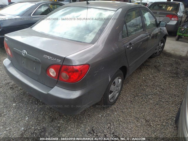 1NXBR30E06Z757747 - 2006 TOYOTA COROLLA CE/LE/S GRAY photo 4