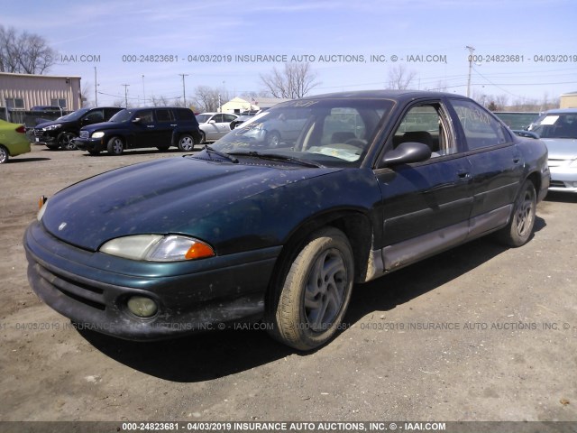 1B3ED56TXRF230794 - 1994 DODGE INTREPID ES GREEN photo 2