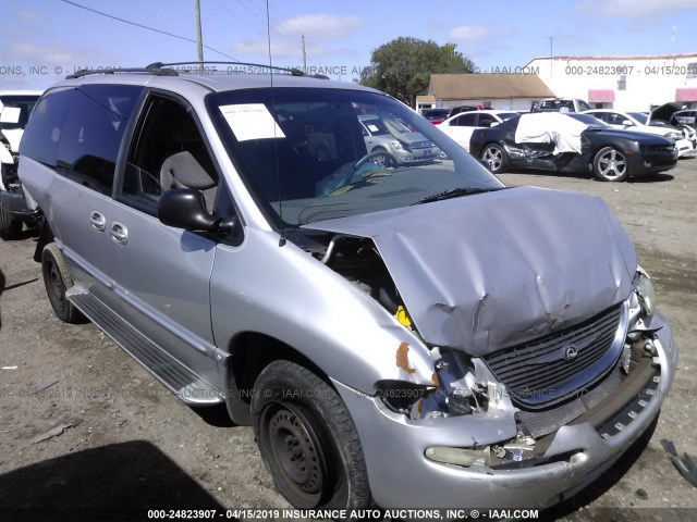 1C4GP44G1YB616816 - 2000 CHRYSLER TOWN & COUNTRY LX SILVER photo 1