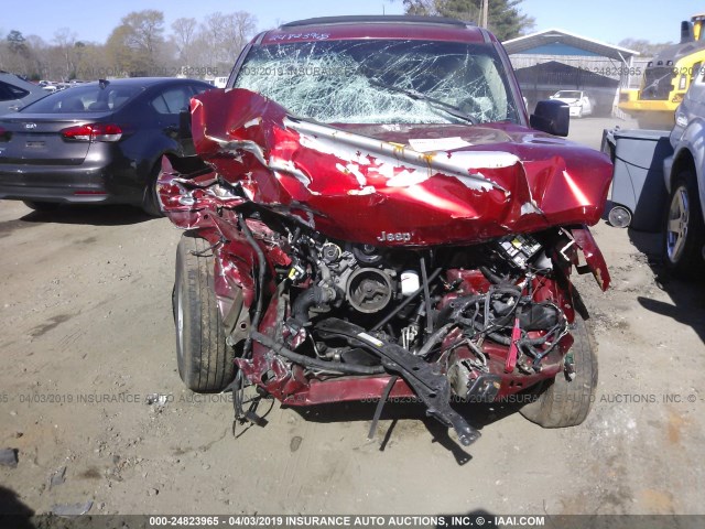 1J8GP28K49W526601 - 2009 JEEP LIBERTY SPORT RED photo 6