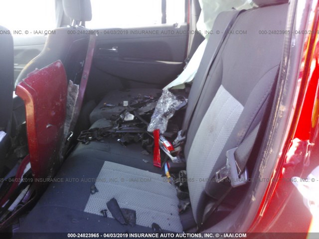1J8GP28K49W526601 - 2009 JEEP LIBERTY SPORT RED photo 8