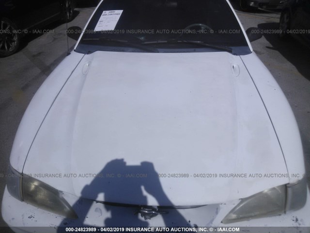 1FALP45T5SF168631 - 1995 FORD MUSTANG GT/GTS WHITE photo 6