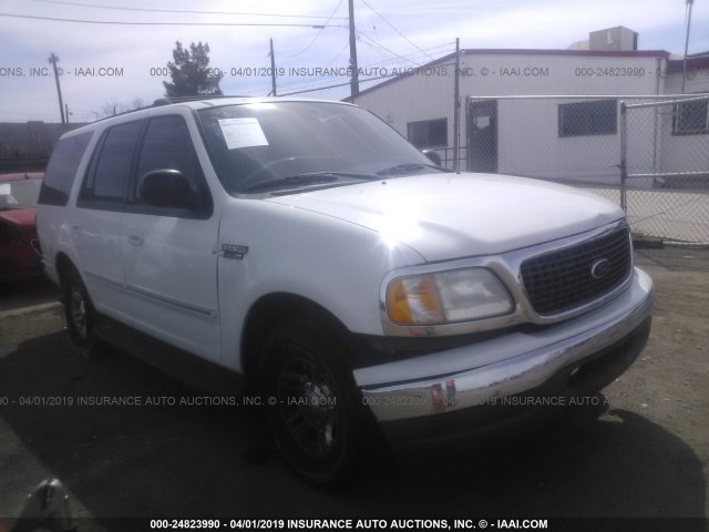 1FMRU15W21LA83859 - 2001 FORD EXPEDITION XLT WHITE photo 1