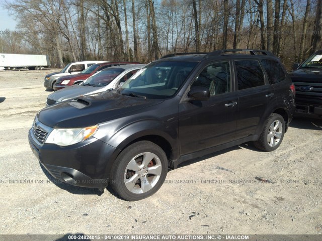 JF2SH65669H721960 - 2009 SUBARU FORESTER 2.5XT BLACK photo 2