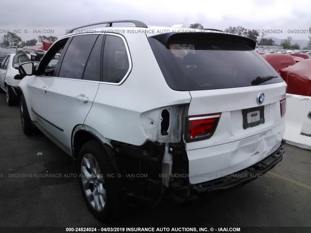 5UXZV4C53D0B11169 - 2013 BMW X5 XDRIVE35I أبيض صورة 3