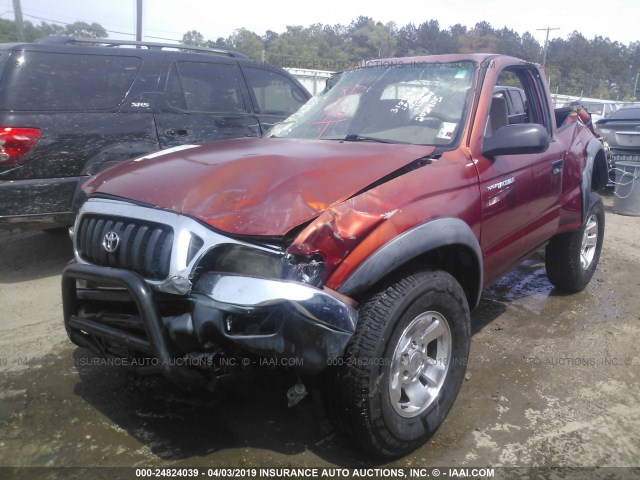 5TENM92NX3Z202405 - 2003 TOYOTA TACOMA PRERUNNER RED photo 2