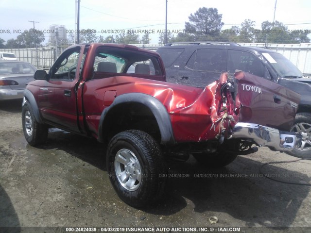 5TENM92NX3Z202405 - 2003 TOYOTA TACOMA PRERUNNER RED photo 3