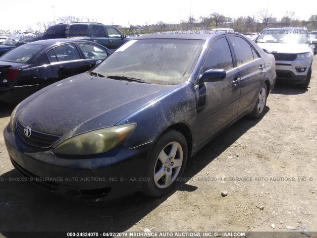 4T1BF30K53U042036 - 2003 TOYOTA CAMRY LE/XLE/SE BLACK photo 2