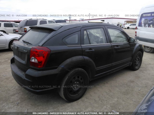 1B3HB48B27D519193 - 2007 DODGE CALIBER SXT BLACK photo 4