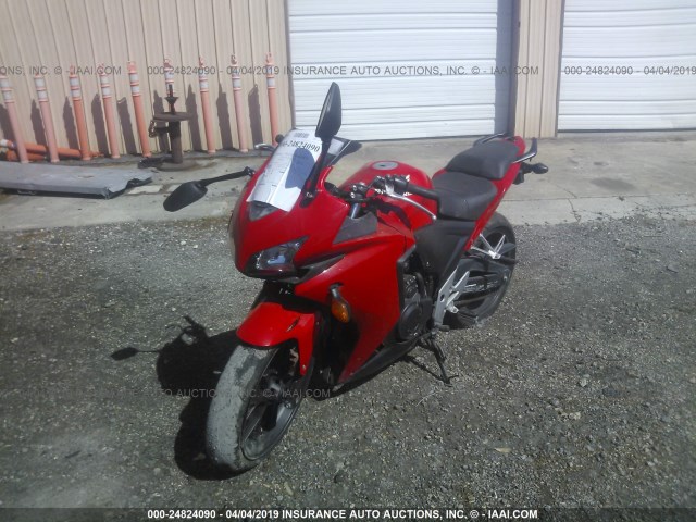 MLHPC4409D5000771 - 2013 HONDA CBR500 RA-ABS RED photo 2