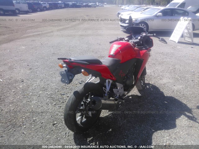 MLHPC4409D5000771 - 2013 HONDA CBR500 RA-ABS RED photo 4