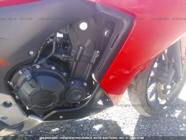 MLHPC4409D5000771 - 2013 HONDA CBR500 RA-ABS RED photo 8