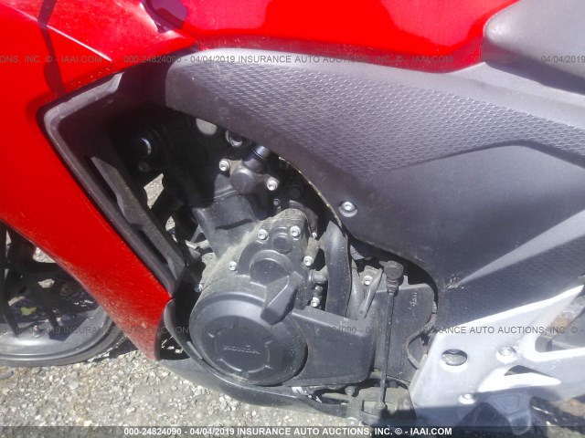 MLHPC4409D5000771 - 2013 HONDA CBR500 RA-ABS RED photo 9