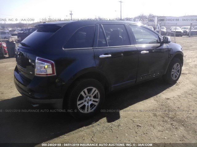 2FMDK4GC9ABA85046 - 2010 FORD EDGE SE BLACK photo 4