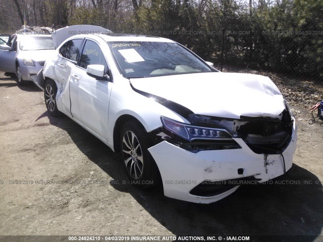 19UUB1F37FA006563 - 2015 ACURA TLX WHITE photo 1