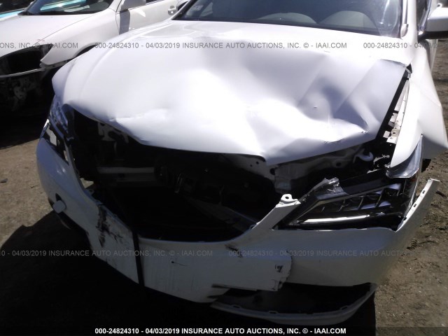 19UUB1F37FA006563 - 2015 ACURA TLX WHITE photo 6