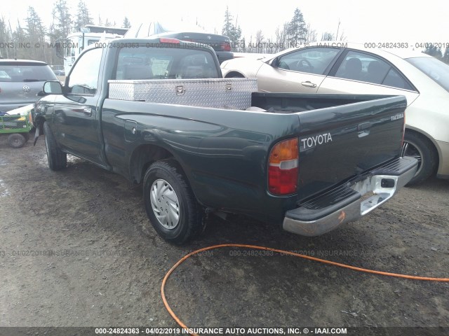 5TENL42N2YZ718061 - 2000 TOYOTA TACOMA GREEN photo 3