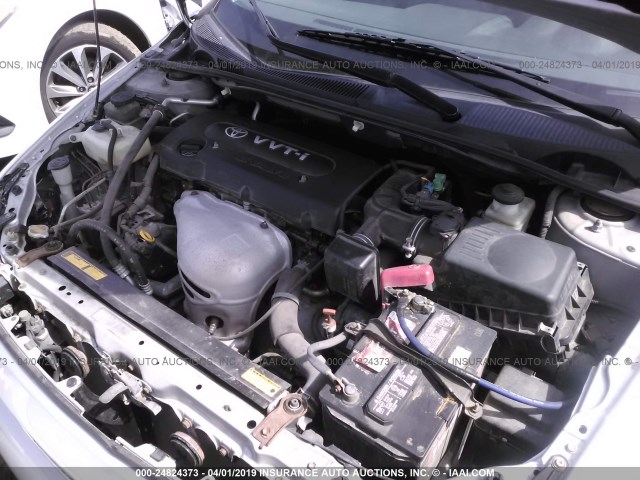 JTKDE177160117325 - 2006 TOYOTA SCION TC ვერცხლისფერი ფოტო 10