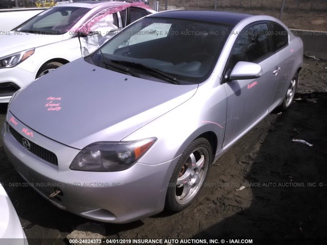 JTKDE177160117325 - 2006 TOYOTA SCION TC ვერცხლისფერი ფოტო 2