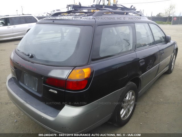 4S3BH675517612046 - 2001 SUBARU LEGACY OUTBACK AWP 蓝色 照片 4