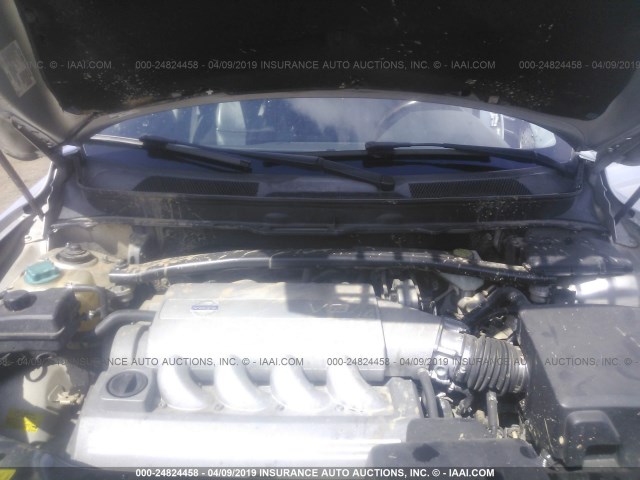 YV1CZ852X51210838 - 2005 VOLVO XC90 V8 SILVER photo 10