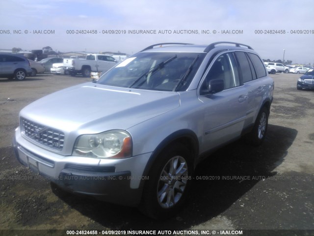 YV1CZ852X51210838 - 2005 VOLVO XC90 V8 SILVER photo 2