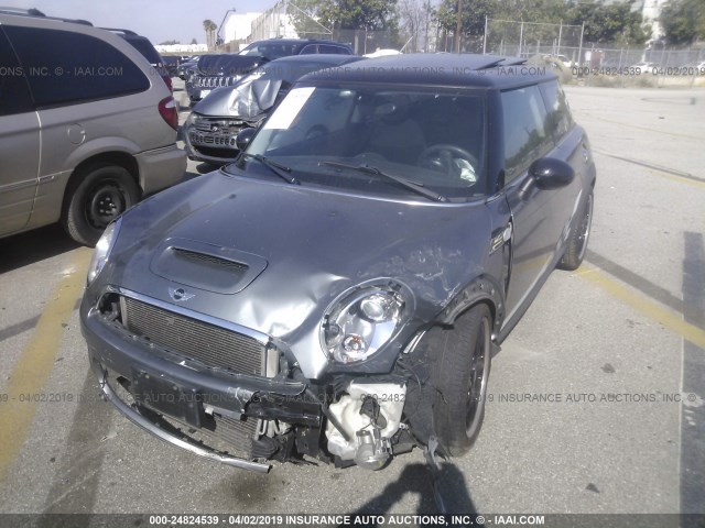 WMWMF73559TX40281 - 2009 MINI COOPER S GRAY photo 2