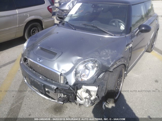 WMWMF73559TX40281 - 2009 MINI COOPER S GRAY photo 6