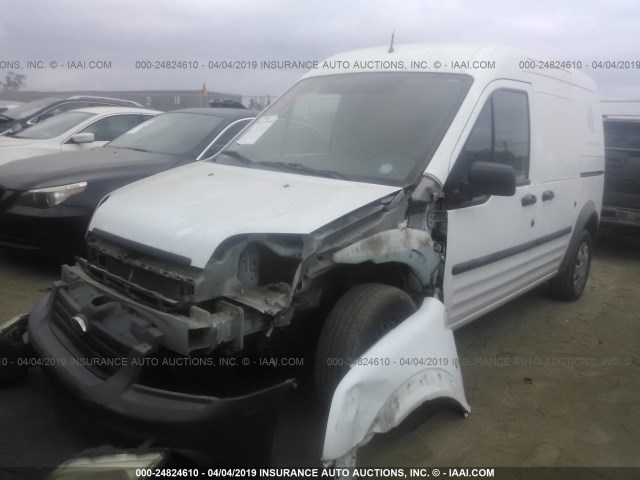 NM0LS7CN9AT026049 - 2010 FORD TRANSIT CONNECT XL WHITE photo 2