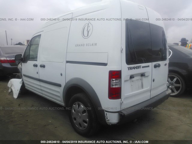 NM0LS7CN9AT026049 - 2010 FORD TRANSIT CONNECT XL WHITE photo 3