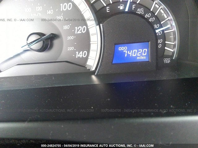 4T1BF1FK2EU377107 - 2014 TOYOTA CAMRY L/SE/LE/XLE GRAY photo 7