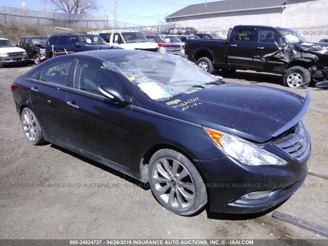 5NPEC4AB7BH204451 - 2011 HYUNDAI SONATA SE/LIMITED Dark Blue photo 1