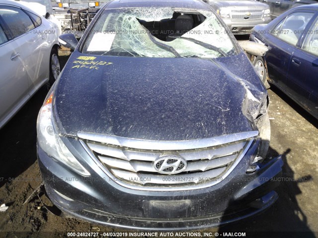 5NPEC4AB7BH204451 - 2011 HYUNDAI SONATA SE/LIMITED Dark Blue photo 10