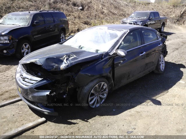 5NPEC4AB7BH204451 - 2011 HYUNDAI SONATA SE/LIMITED Dark Blue photo 6