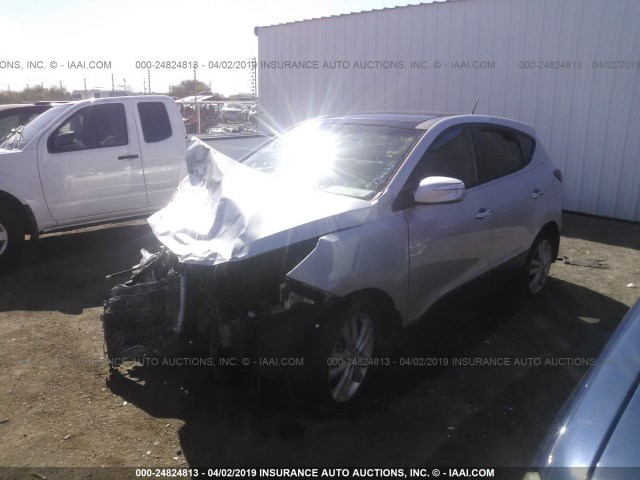 KM8JU3AC0DU772625 - 2013 HYUNDAI TUCSON GLS/LIMITED 银色 照片 2