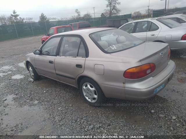 1Y1SK52811Z408633 - 2001 CHEVROLET GEO PRIZM LSI TAN photo 3