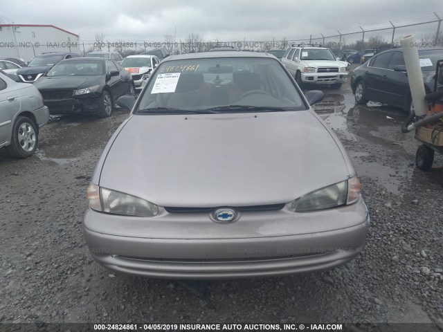 1Y1SK52811Z408633 - 2001 CHEVROLET GEO PRIZM LSI TAN photo 6