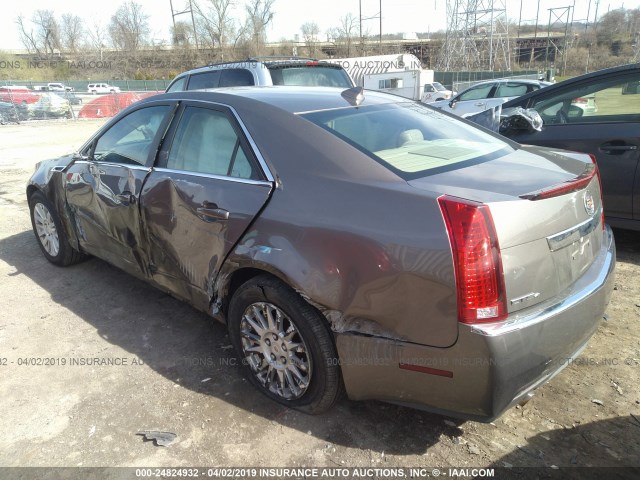 1G6DG5E59C0131885 - 2012 CADILLAC CTS LUXURY COLLECTION GRAY photo 3
