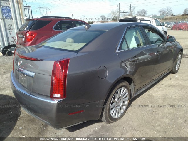 1G6DG5E59C0131885 - 2012 CADILLAC CTS LUXURY COLLECTION GRAY photo 4