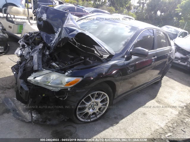 4T1BE46K99U799420 - 2009 TOYOTA CAMRY SE/LE/XLE BLACK photo 2