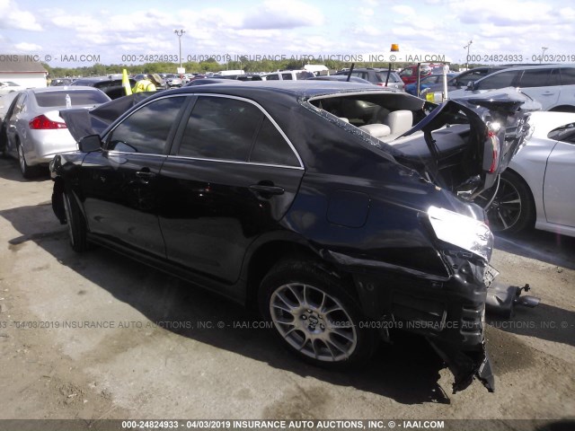 4T1BE46K99U799420 - 2009 TOYOTA CAMRY SE/LE/XLE BLACK photo 3