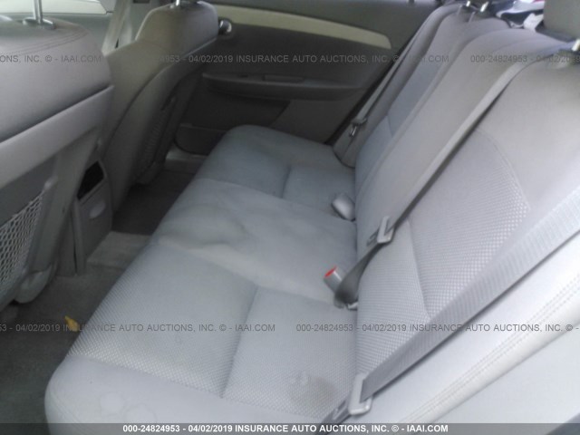 1G1ZB5E00CF216061 - 2012 CHEVROLET MALIBU LS ვერცხლისფერი ფოტო 8