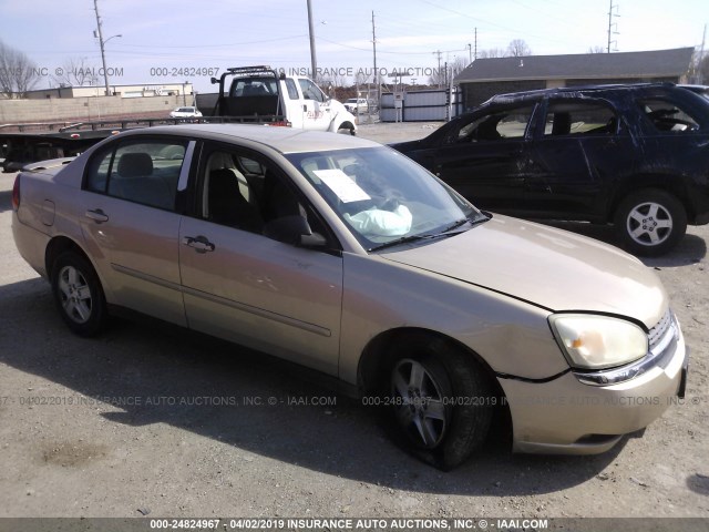 1G1ZT54885F165948 - 2005 CHEVROLET MALIBU LS TAN photo 1