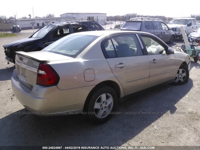 1G1ZT54885F165948 - 2005 CHEVROLET MALIBU LS TAN photo 4