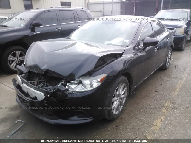 JM1GJ1U59G1407925 - 2016 MAZDA 6 SPORT BLACK photo 2