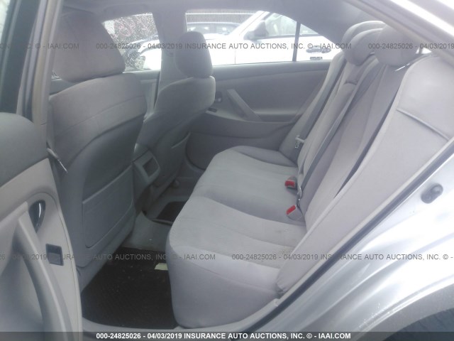 4T1BE46K59U281045 - 2009 TOYOTA CAMRY SE/LE/XLE SILVER photo 8