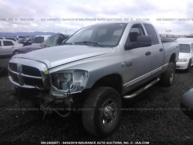 3D7KS28A08G198006 - 2008 DODGE RAM 2500 ST/SLT SILVER photo 2