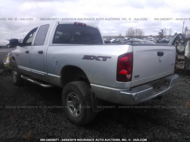 3D7KS28A08G198006 - 2008 DODGE RAM 2500 ST/SLT SILVER photo 3